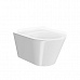Унитаз подвесной KERAMA MARAZZI PLAZA Modern безободковый, белый глянцевый,PLMR.wc.02