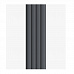 Панель Стеновая Реечная МДФ Stella Wave De Luxe Black Lead 2700*119*16 (4шт.упак.)