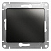 Выключатель 1 кл с/п Антрацит Glossa GSL000711 (20/160)