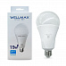 Лампа светодиодная  шар A60 15W Е27 нейтральный белый свет WELLMAX 4К