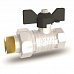 Кран шаровый американка 1/2 бабочка LD (LD 47.306.15)