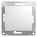 Выключатель 1 кл с/п прох Белый Glossa GSL000161 (20/160)