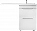 Тумба FORTE 120 напольная правая белая, с раковиной KAMILLA 1200*480 