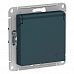 Розетка 1гн с/п с з/к штор. с крыш. IP44 Изумруд AtlasDesign ATN000846
