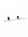 Полка стеклянная ICE Black KLE-ICE034BL