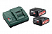 Аккумулятор + устройство зарядное Metabo Basic-Set 12V 2акк x 2.0 Aч+ЗУ SC30 (685300000)