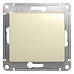 Выключатель 1 кл с/п Крем Glossa GSL000211 (20/160)