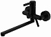 Смеситель для ванны VODA Column Black,с изл. 322 мм, с акс., арт. CLM31B