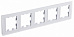 Рамка 5-ая AtlasDesign Nature Матовый белый (универс) ATN330105