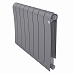 Радиатор биметал. Royal Thermo Infinity 500 8 секций Silver Satin 500/90 (1376 Вт)