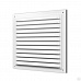 Решетка вент. стальная, эмаль 150*150 бел. (1515МЭ)