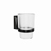 Стакан для ванной одинарный ICE Black KLE-ICE044BL