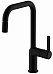 Смеситель для мойки VODA Column Black,G-излив, арт. CLM519B