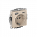 Розетка 1гн с/п с з/к + 2USB (1 порт А+1 порт C ) Песочный AtlasDesign ATN001232 (8/48)