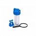 Корпус водоочистителя прозрачный UNIPUMP 10", CFC-10K, подкл. 1/2", с картриджем SC-10W (5 мкм)