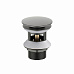 Донный клапан AQUATEK AQ6002BGM,Push-open с переливом, крышка круглая, оружей