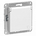 Розетка 1гн с/п с з/к штор. с крыш. IP44 Белый AtlasDesign ATN000146 (20/160)