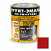 Эмаль Грунт 3 в 1 DALI красная RAL3001, 2л (3)