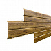 Сайдинг металл. "Lбрус" 0.264*3м ECOSTEEL Т-12 Дуб текстур. (0,45мм)