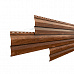 Сайдинг металл. "Корабельная доска" 0.260*3м ECOSTEEL МА-01 Мореный дуб матовый (0,5мм)